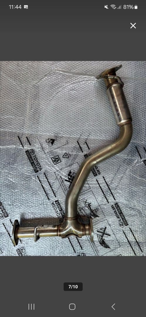 トムスバレルマフラー左右 2本出し　30アルファード