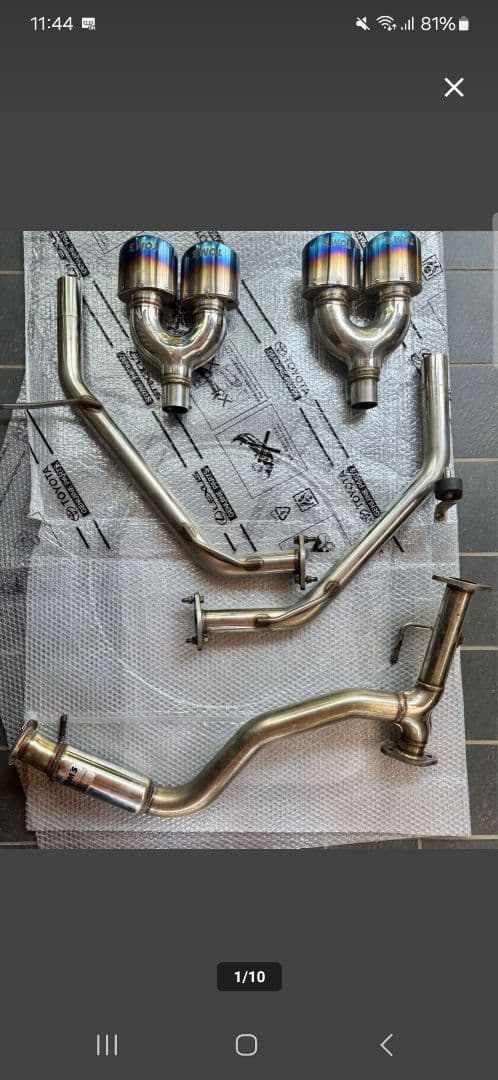 トムスバレルマフラー左右 2本出し　30アルファード