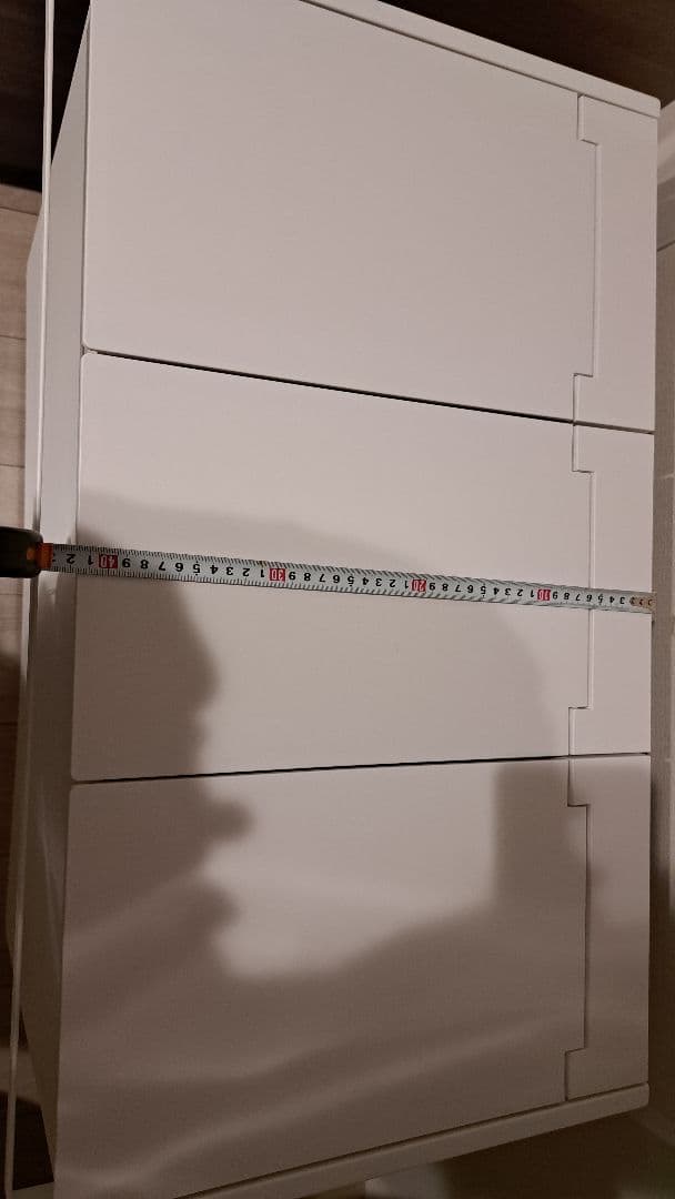 tower　ホワイト フタ付きごみ箱 3分別