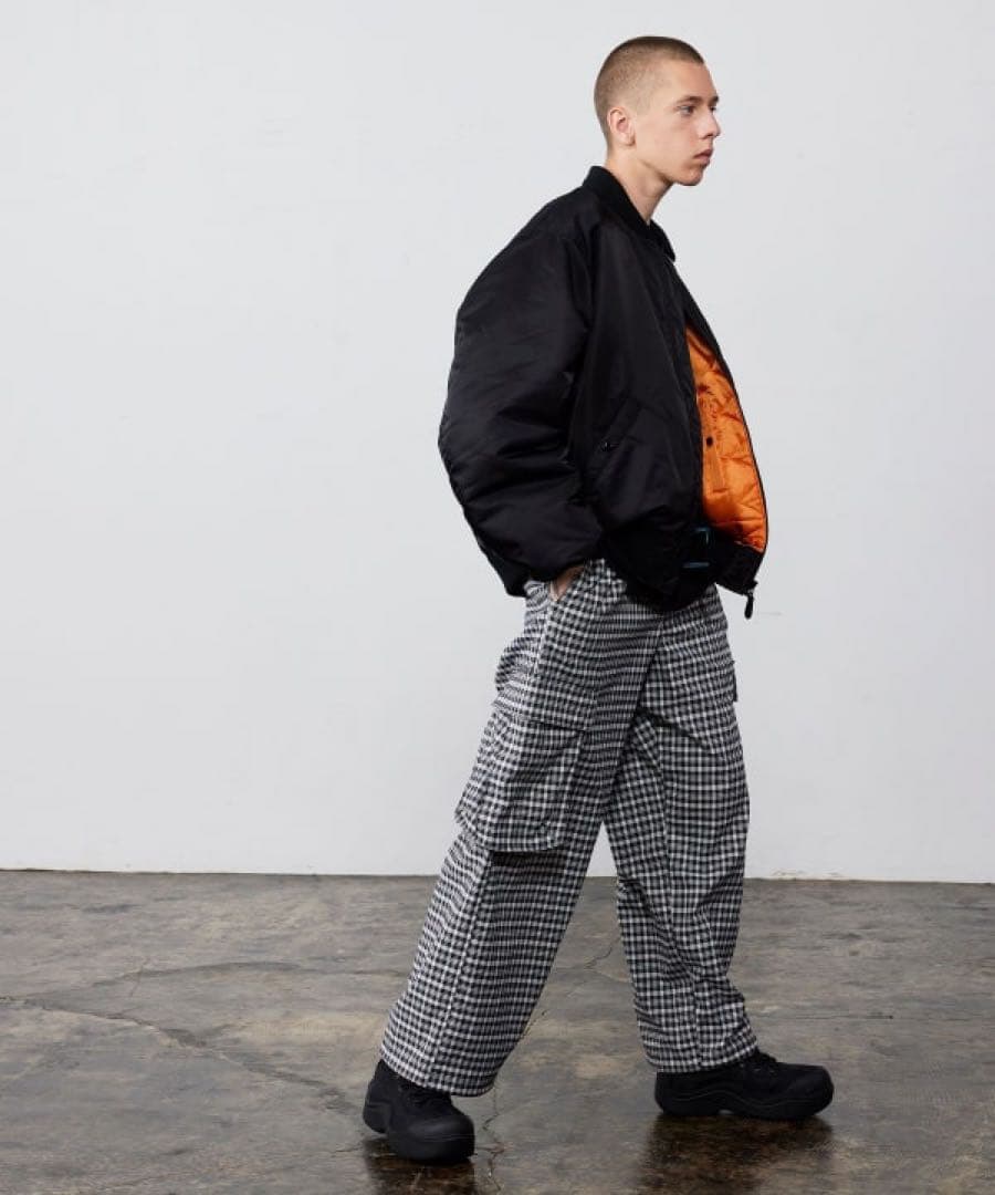 美品✨ BEAMS MA-1 サーモライト 中綿ジャケット　ブラックS