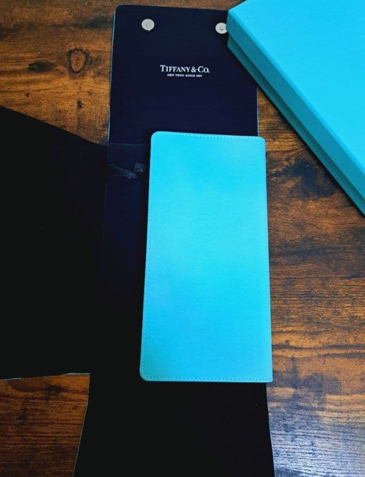 ティファニー ネックレス ジュエリーケース ブルー フラグメントケース