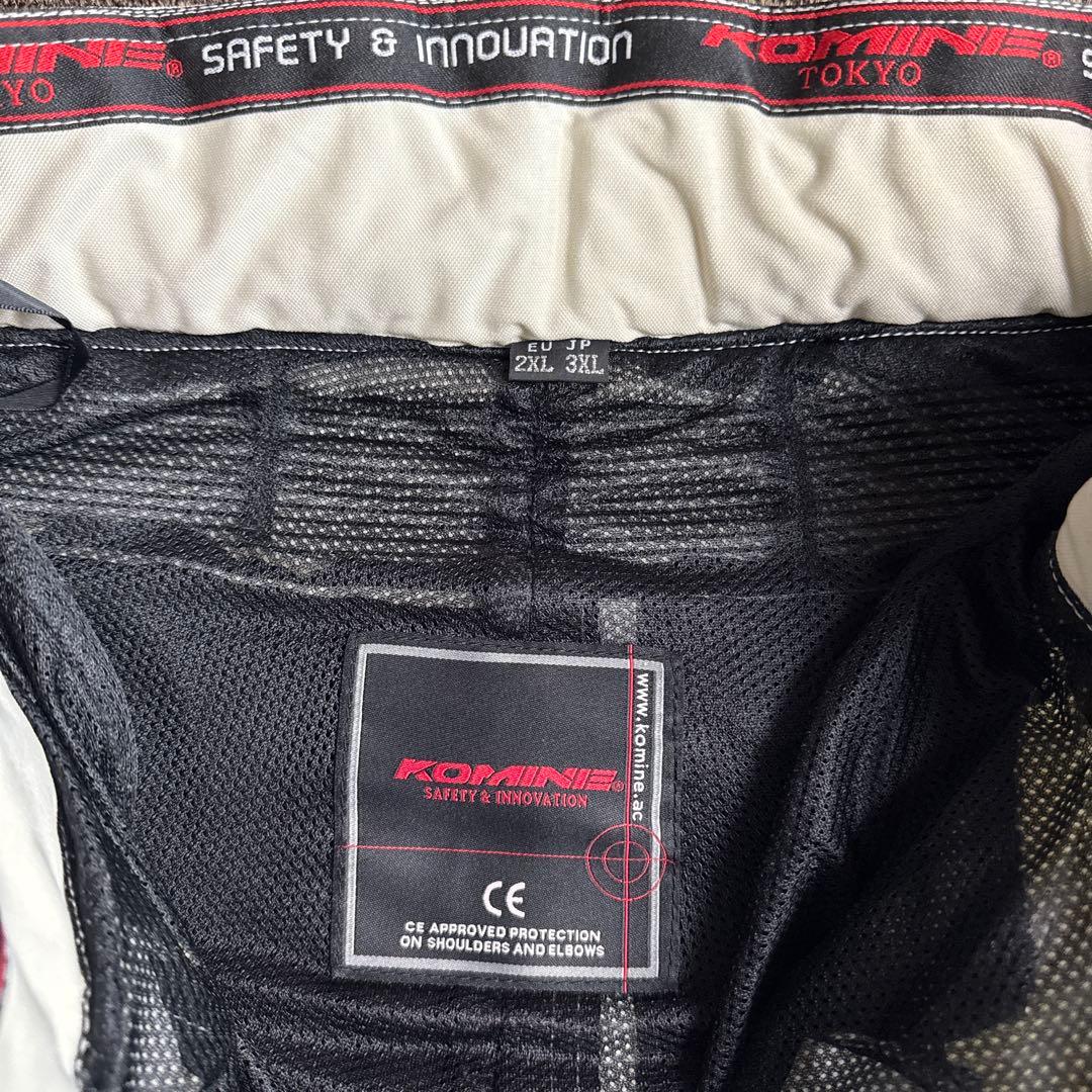 KOMINE バイクジャケット・パンツ 上下 3XL
