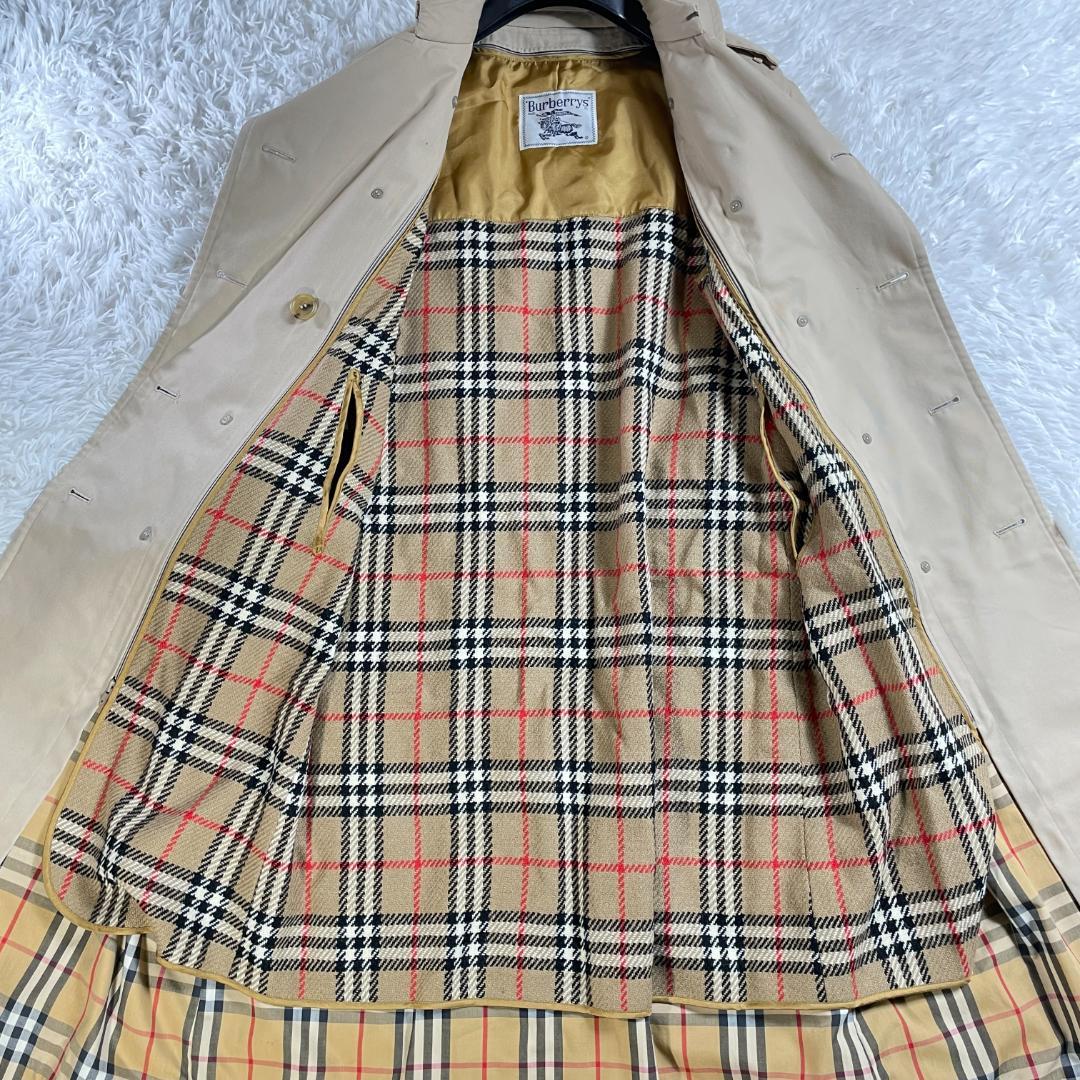バーバリーズ トレンチコート ライナー付 ノバチェック ベージュ ロング 11