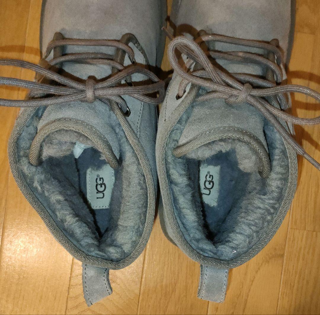 UGG グレー スエード ムートンブーツ 30.5cm S/N 3236