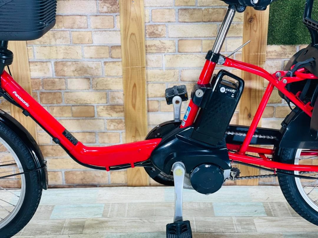大容量 No1モデル パナソニックギュット子供乗せ電動アシスト自転車 H1978