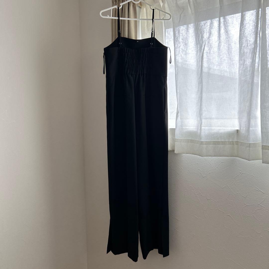 ANDRESSダブルクロスオールインワンドレス　ブラックM