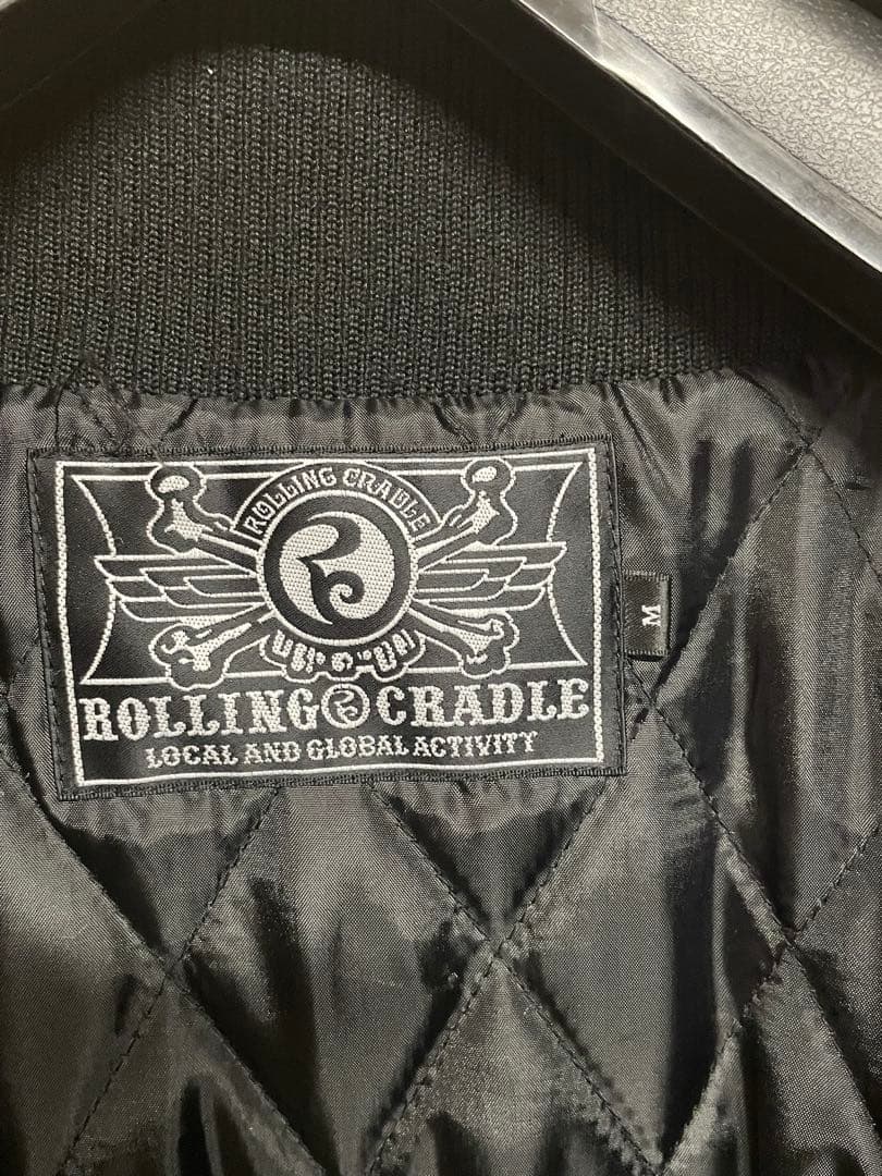 【激レア商品】Rolling cradle スタジャン Mサイズ アームレザー