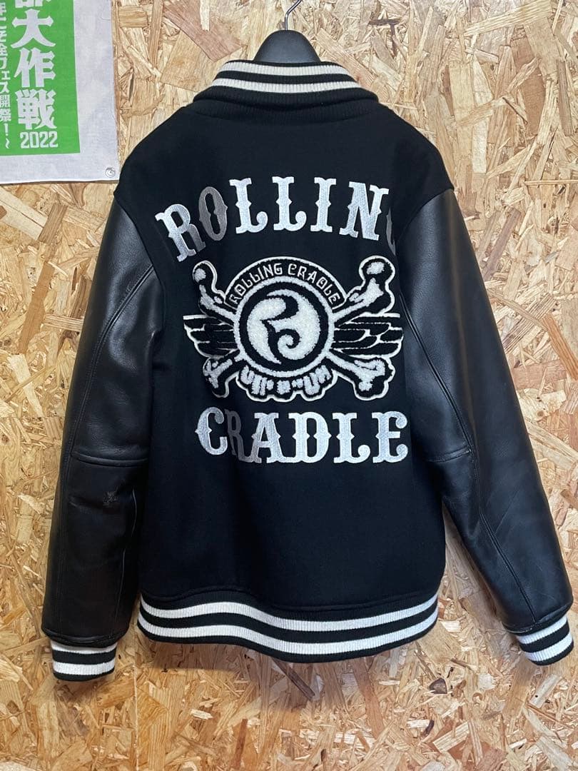【激レア商品】Rolling cradle スタジャン Mサイズ アームレザー