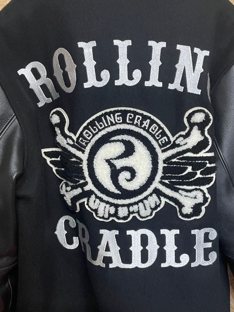 【激レア商品】Rolling cradle スタジャン Mサイズ アームレザー