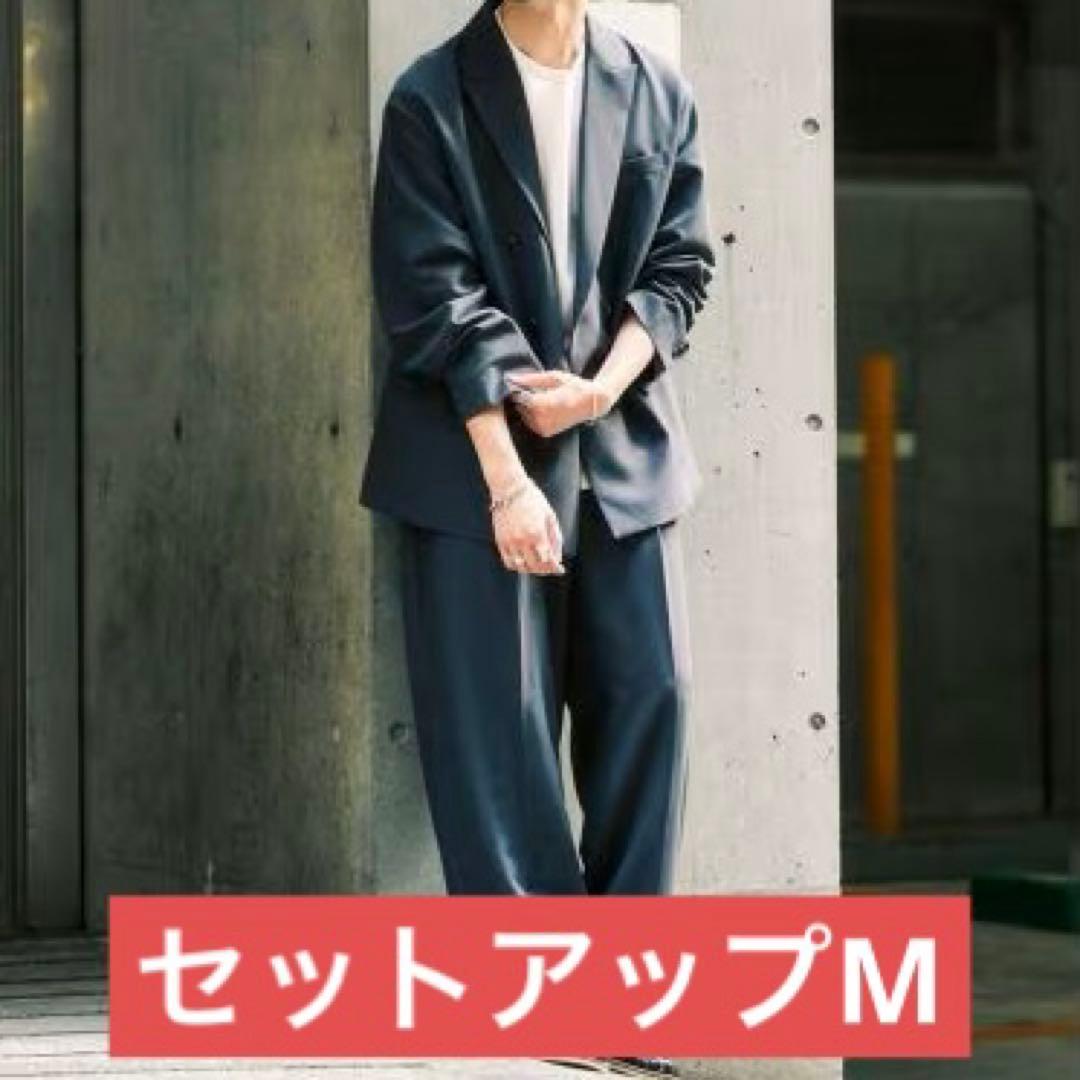 417 EDIFICE T/Rトロピカル ダブル ワイドセットアップ　グレー