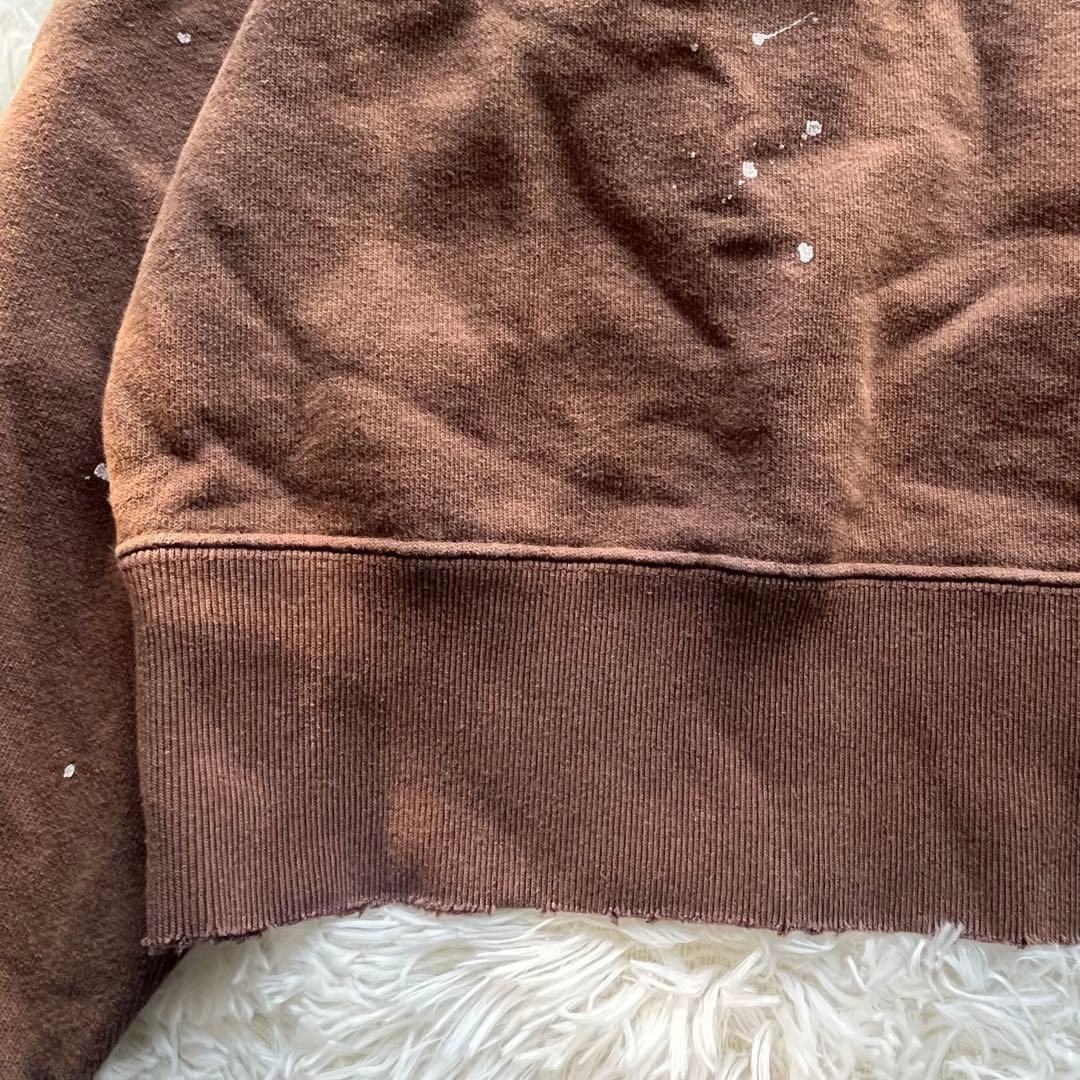 Whim Gazette ヴィンテージ加工　裏起毛　プルオーバー　スウェット
