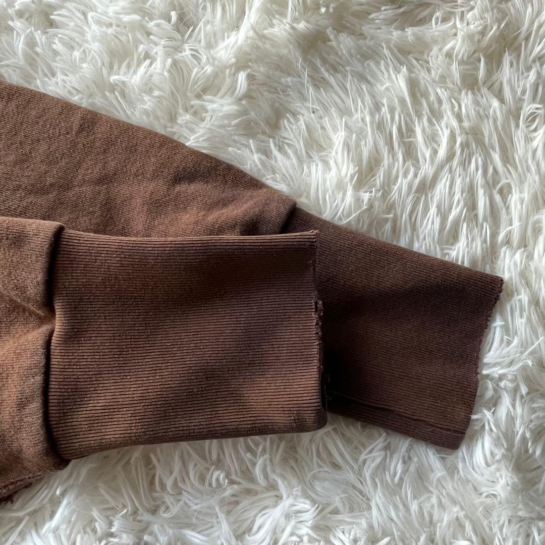 Whim Gazette ヴィンテージ加工　裏起毛　プルオーバー　スウェット