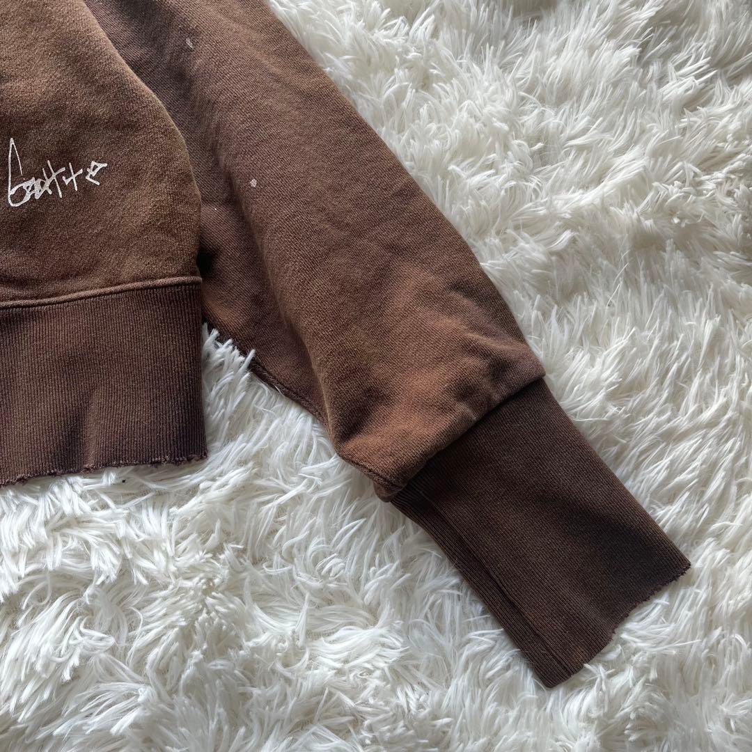 Whim Gazette ヴィンテージ加工　裏起毛　プルオーバー　スウェット