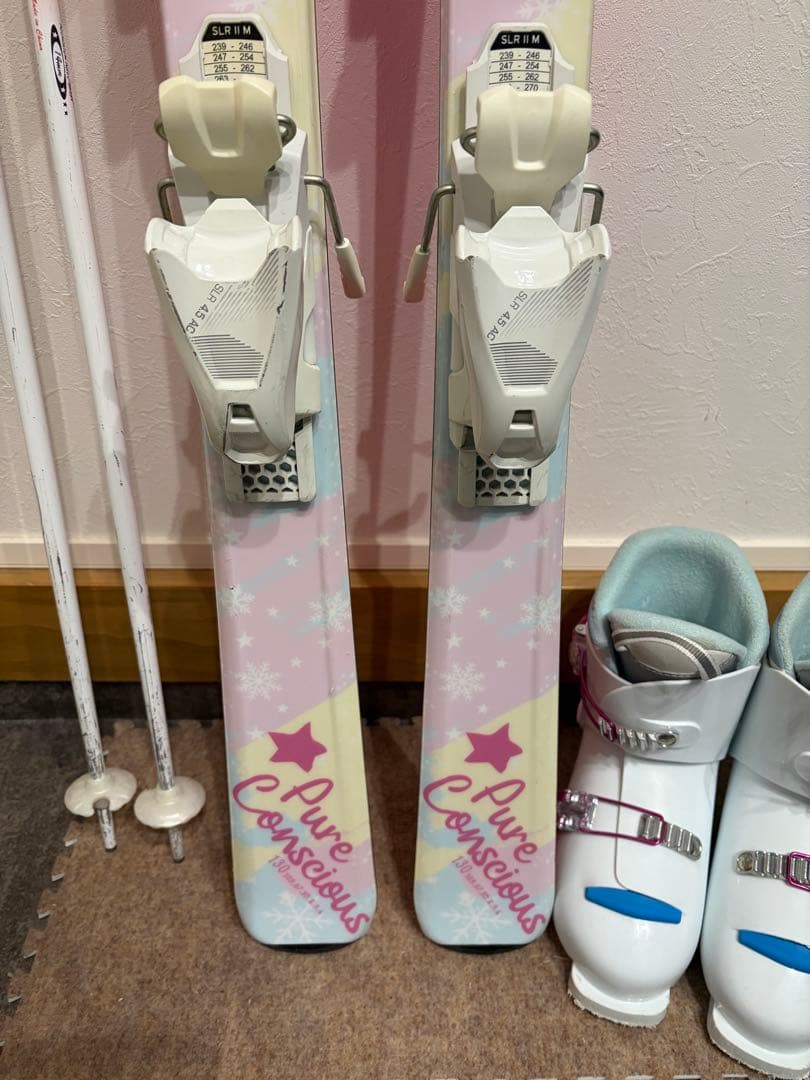 ★訳あり 女の子用 4点セット メンテナンス.HOTWAX済★ salomon