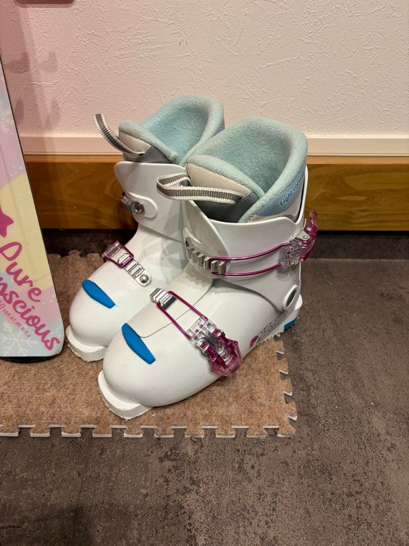 ★訳あり 女の子用 4点セット メンテナンス.HOTWAX済★ salomon