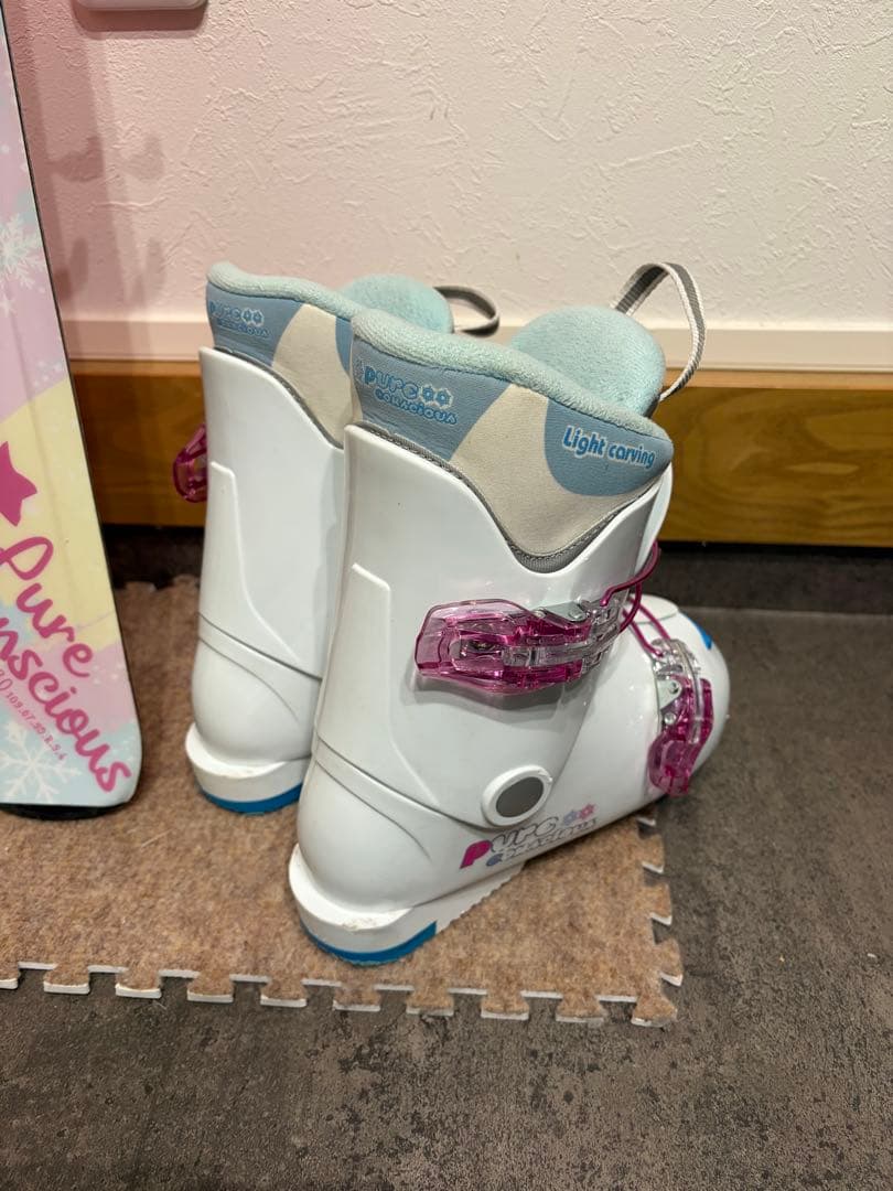 ★訳あり 女の子用 4点セット メンテナンス.HOTWAX済★ salomon