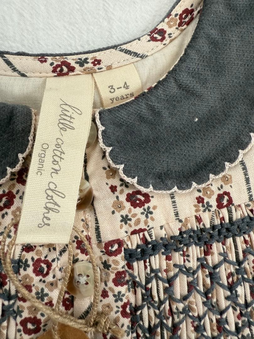 little cotton clothes 2025AW ワンピース　3-4y