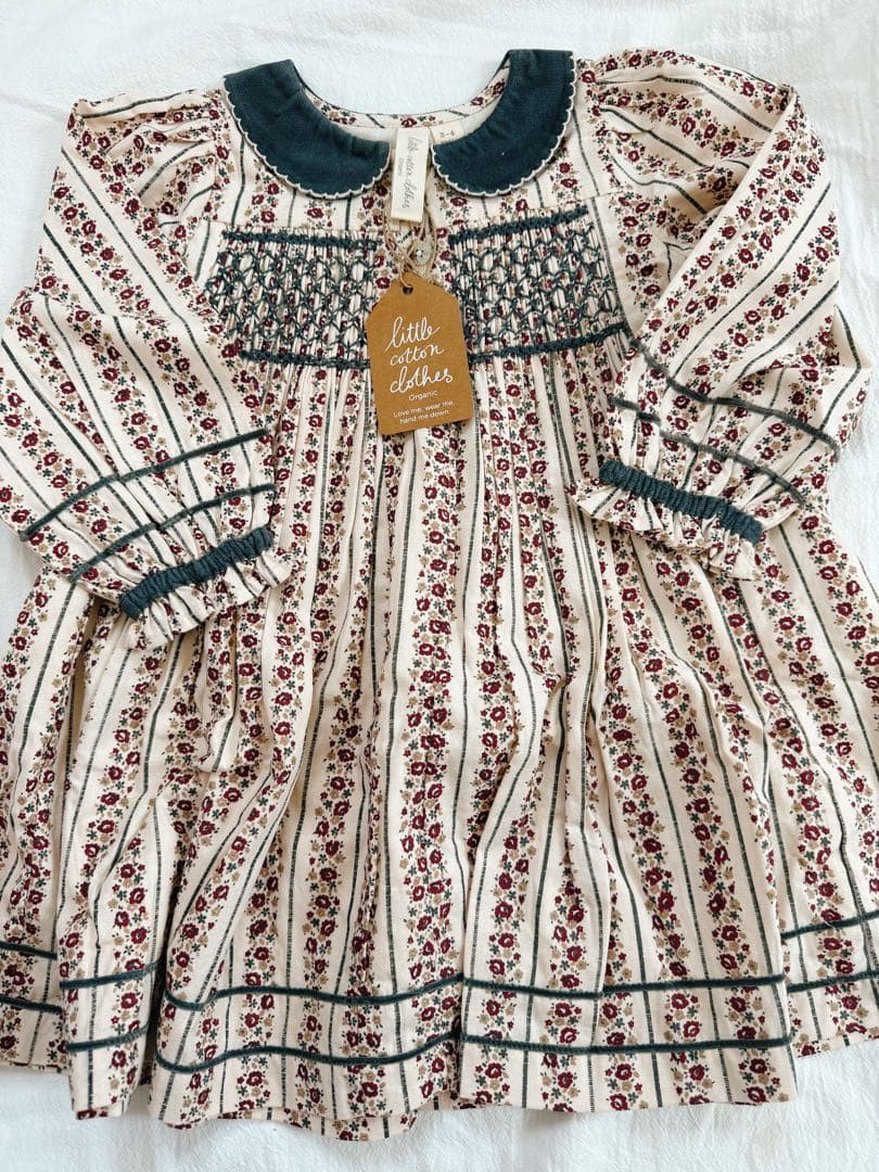 little cotton clothes 2025AW ワンピース　3-4y