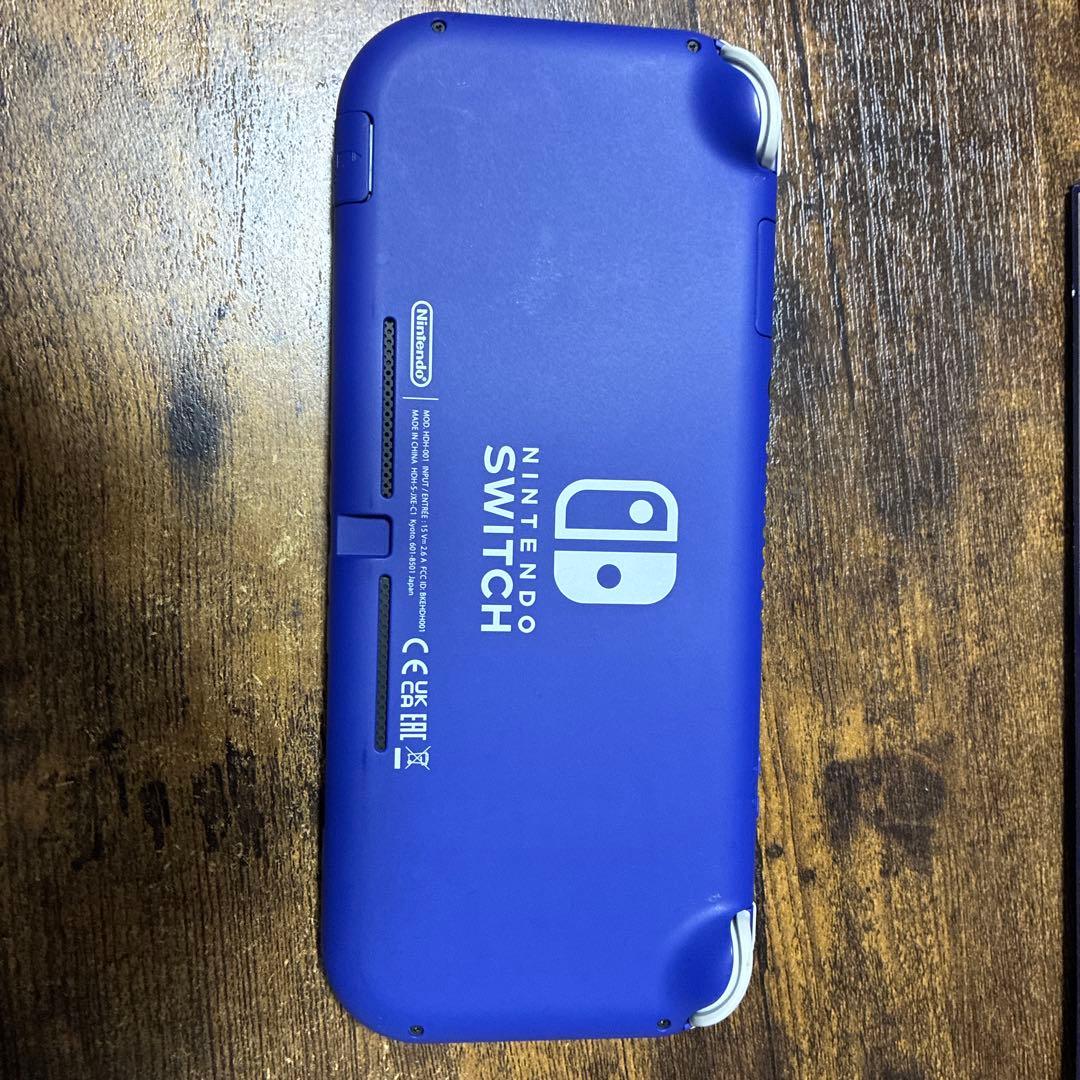 Switch Nintendo Lite ブルー　充電器　外箱　ケース付き