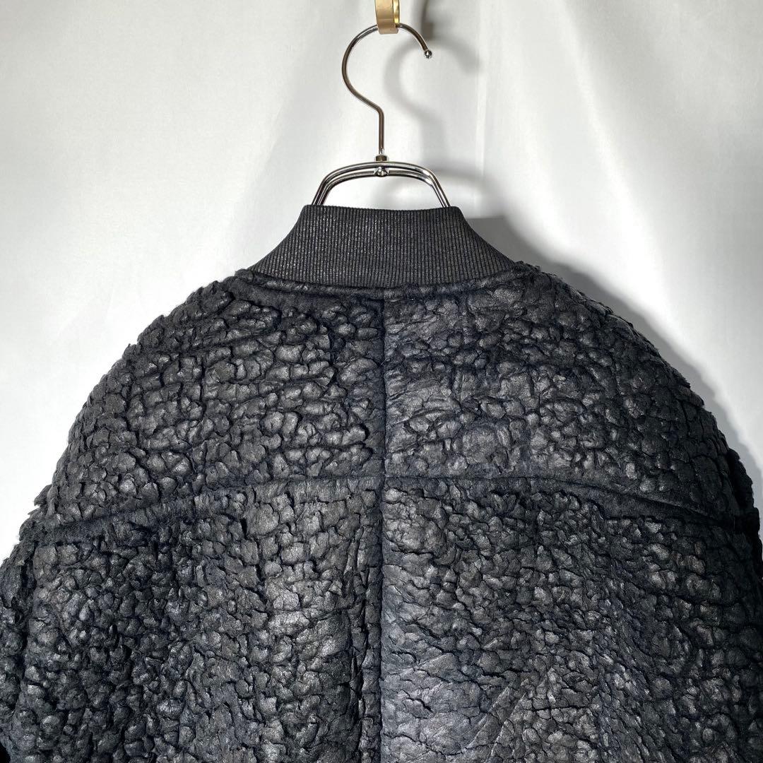 archive kmrii boa MA-1 bomber jacket 黒 2