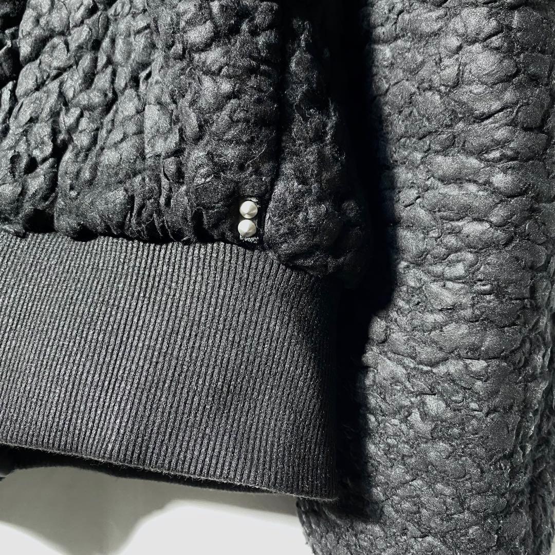 archive kmrii boa MA-1 bomber jacket 黒 2