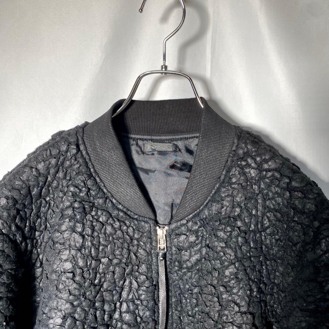 archive kmrii boa MA-1 bomber jacket 黒 2