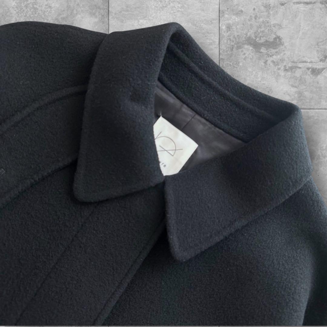 crewre クルーレ 2wayウールリバーショートコート サイズ3 ブラック