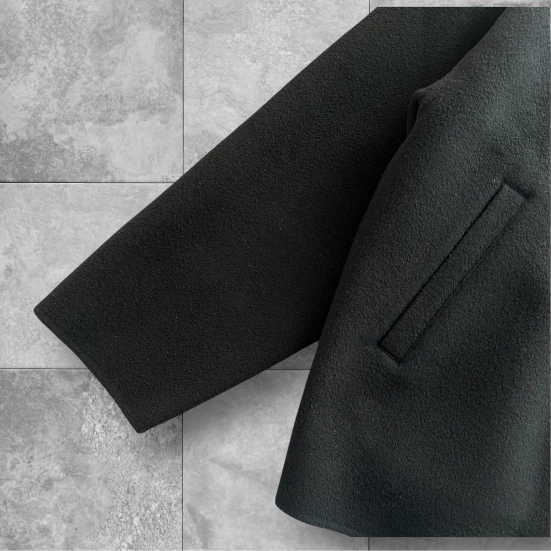 crewre クルーレ 2wayウールリバーショートコート サイズ3 ブラック