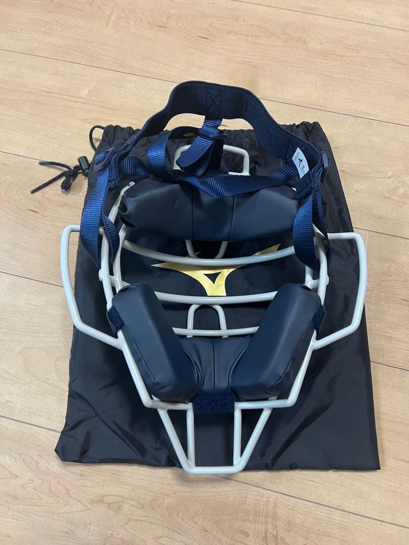 ミズノプロキャッチャー防具軟式ネイビー