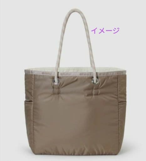 とく　ATTENTION ベージュ トートバッグと　ポーチ