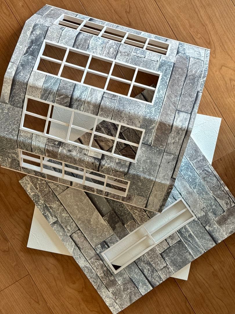 出窓ドールハウス　背景ボード　撮影ボード