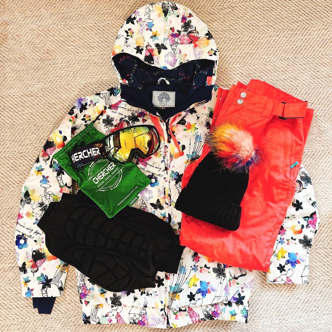 【美品一式】スノボウェアセット Scolar×ICEPARDAL〜 S〜M