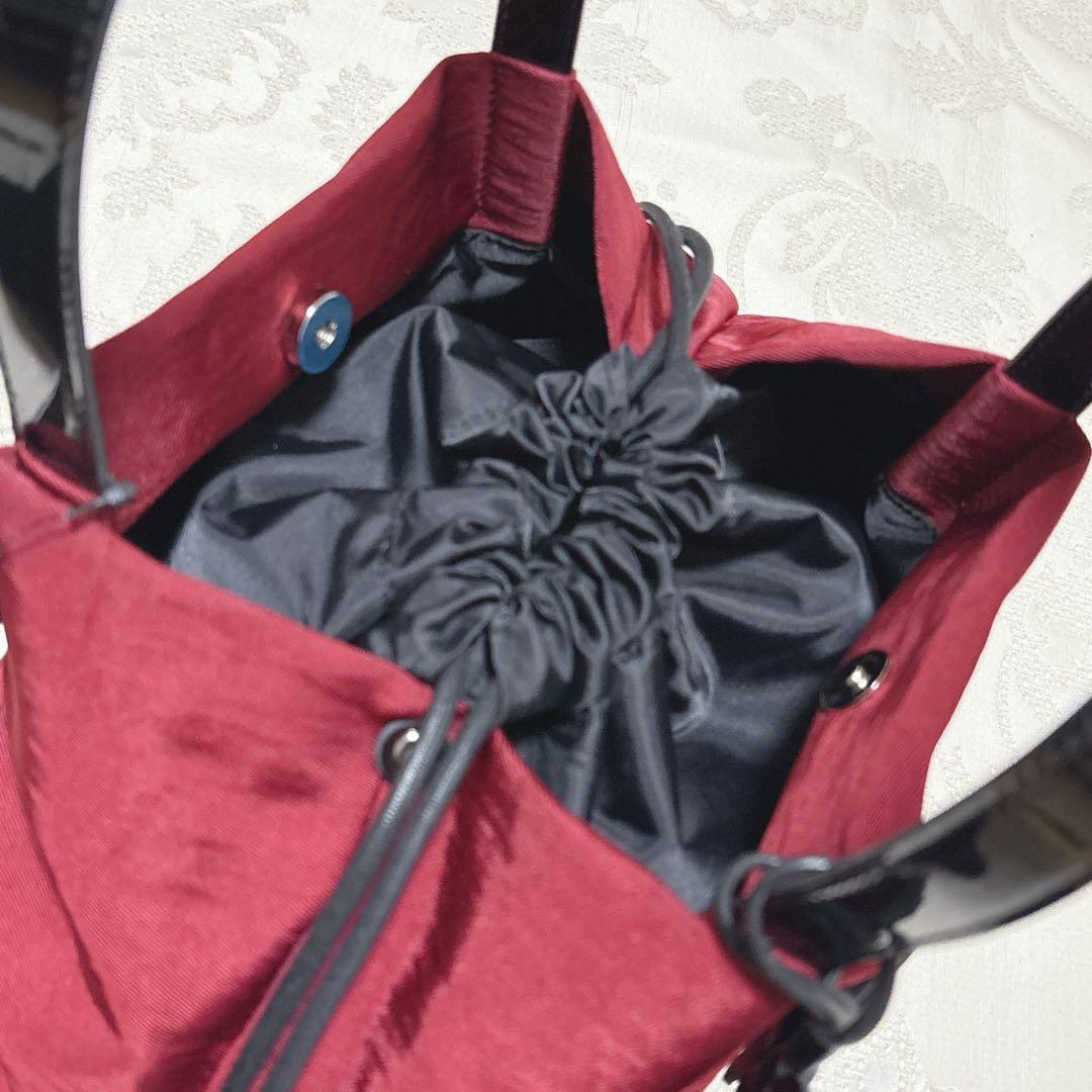 新品タグ付 アナスイ メリー ハンドバッグ 2WAY ショルダーバッグ 赤