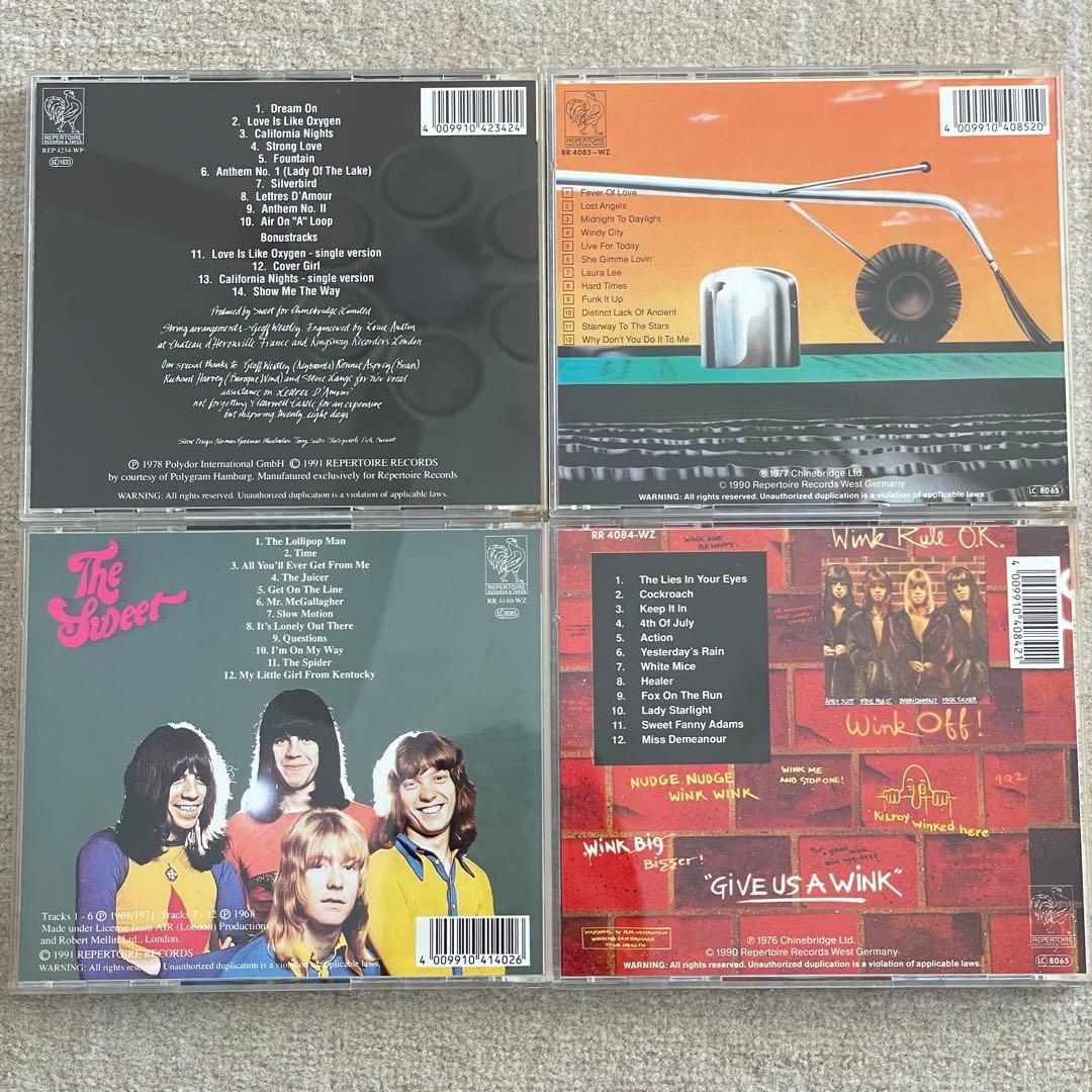 【鬼レア・全世界1000セット限定】THE SWEET/ ピクチャーCD 4枚組