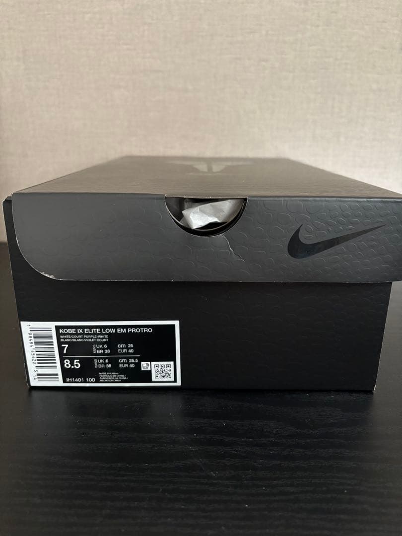シューズ(男性用) KOBE IX ELITE LOW EM PROTRO/White/25cm