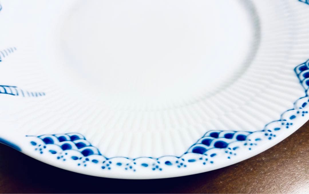   ブルーフルーテッド BBプレート