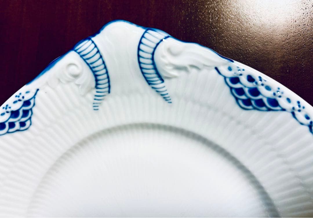   ブルーフルーテッド BBプレート