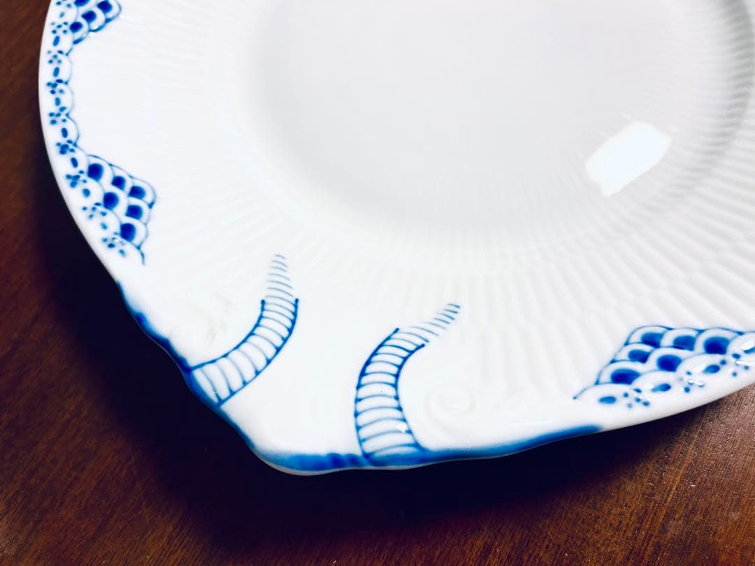   ブルーフルーテッド BBプレート