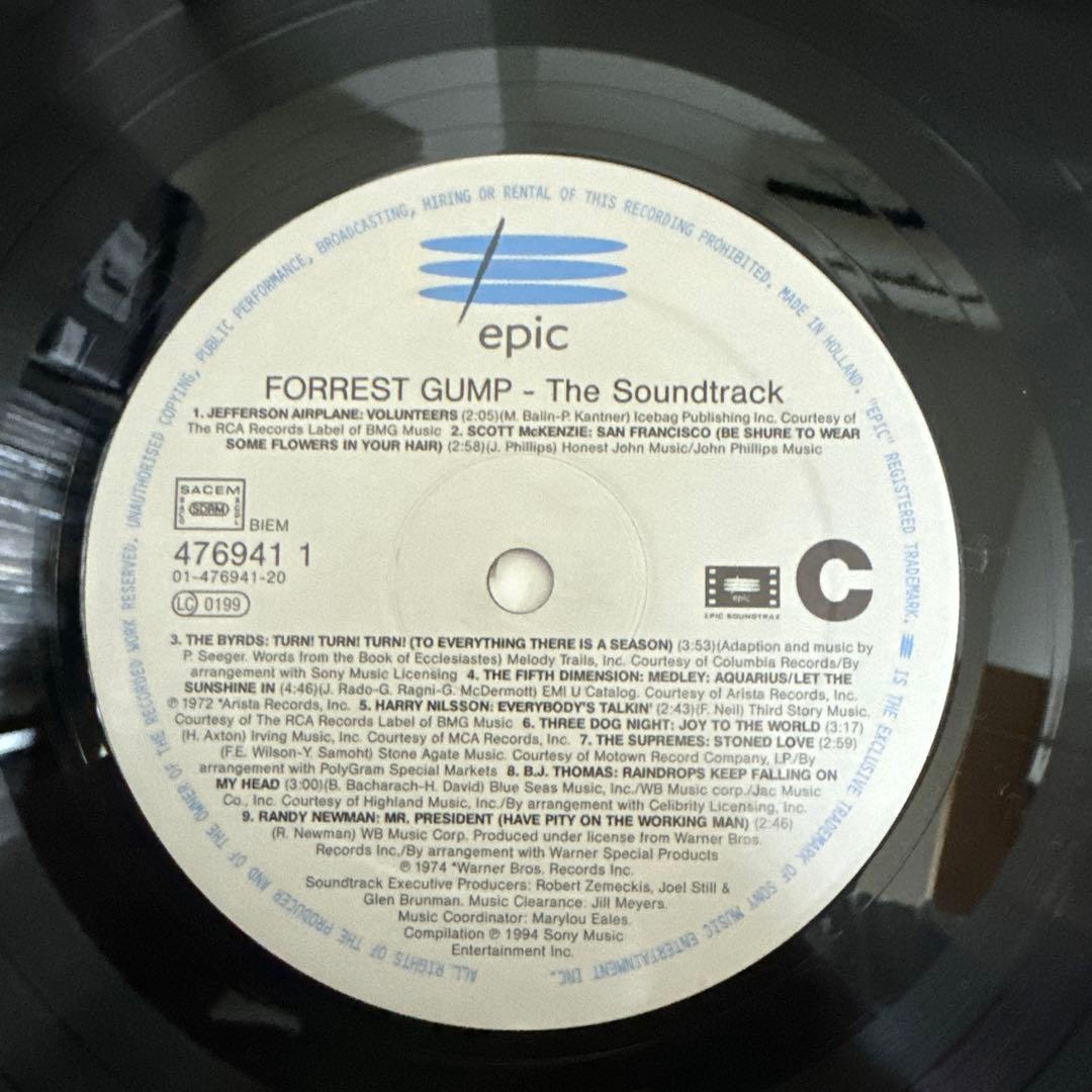 V.A.『Forrest Gump』LP レコード フォレスト・ガンプ 一期一会