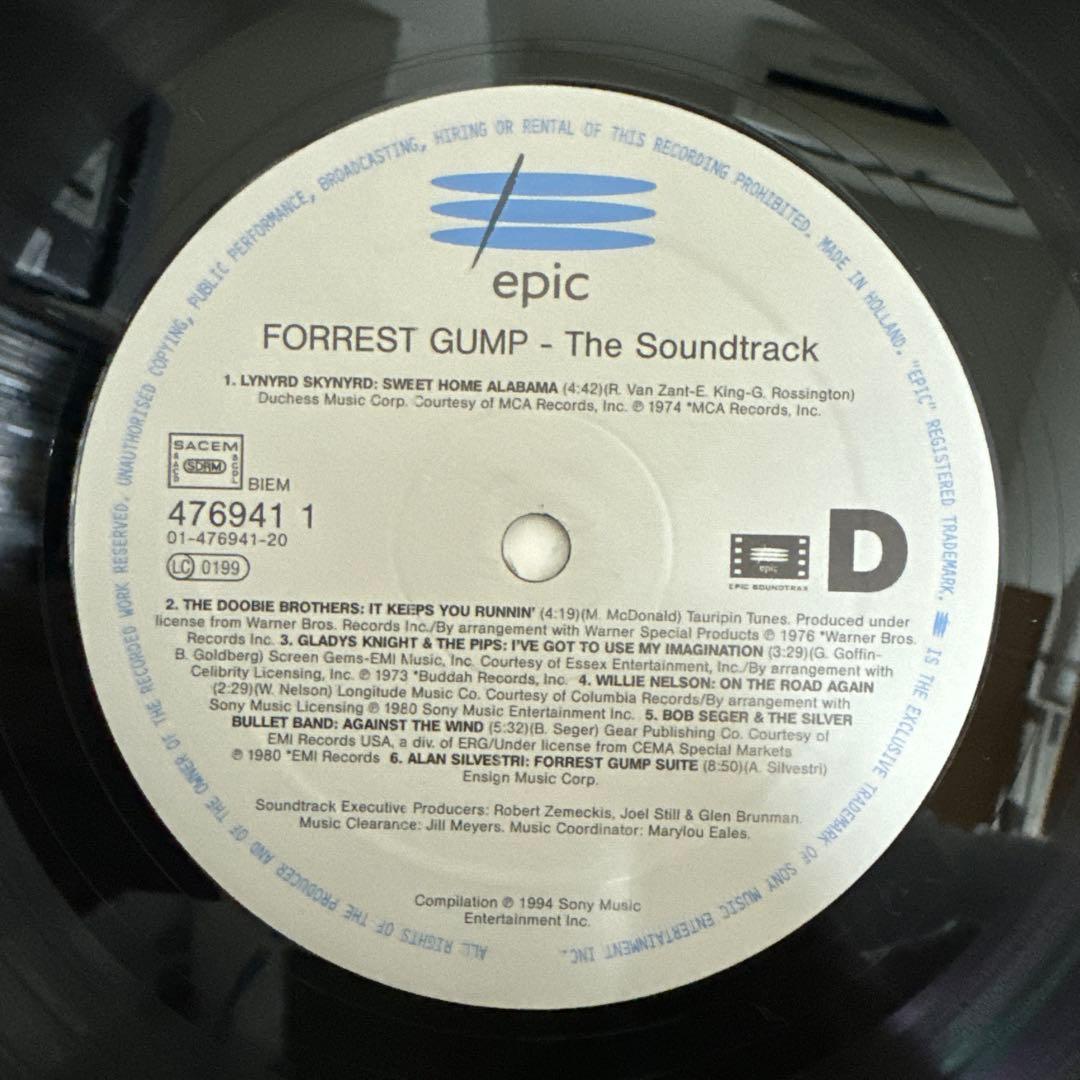 V.A.『Forrest Gump』LP レコード フォレスト・ガンプ 一期一会