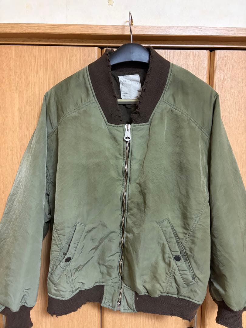 ANCELLM アンセルム FADED BOMBER JACKET サイズ1