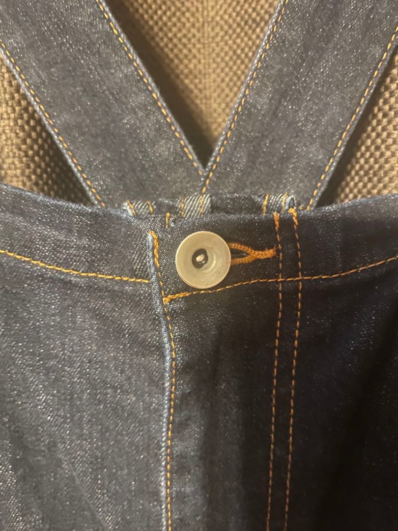 おわいちゃん 美品 グラミチ デニムガーデンサロペット オーバーオール