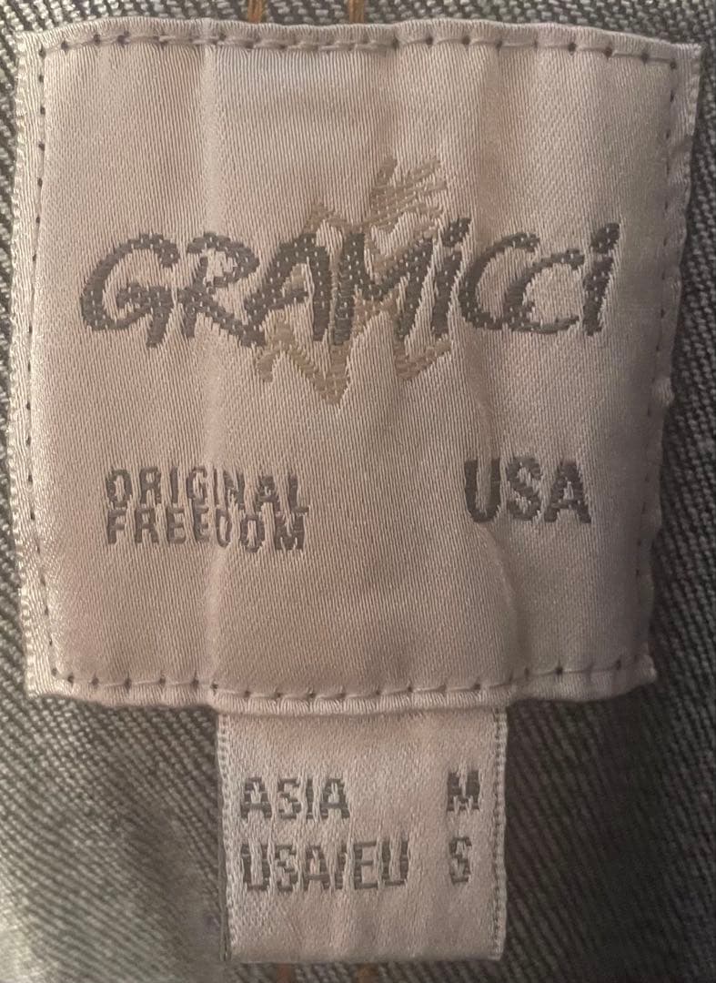 おわいちゃん 美品 グラミチ デニムガーデンサロペット オーバーオール