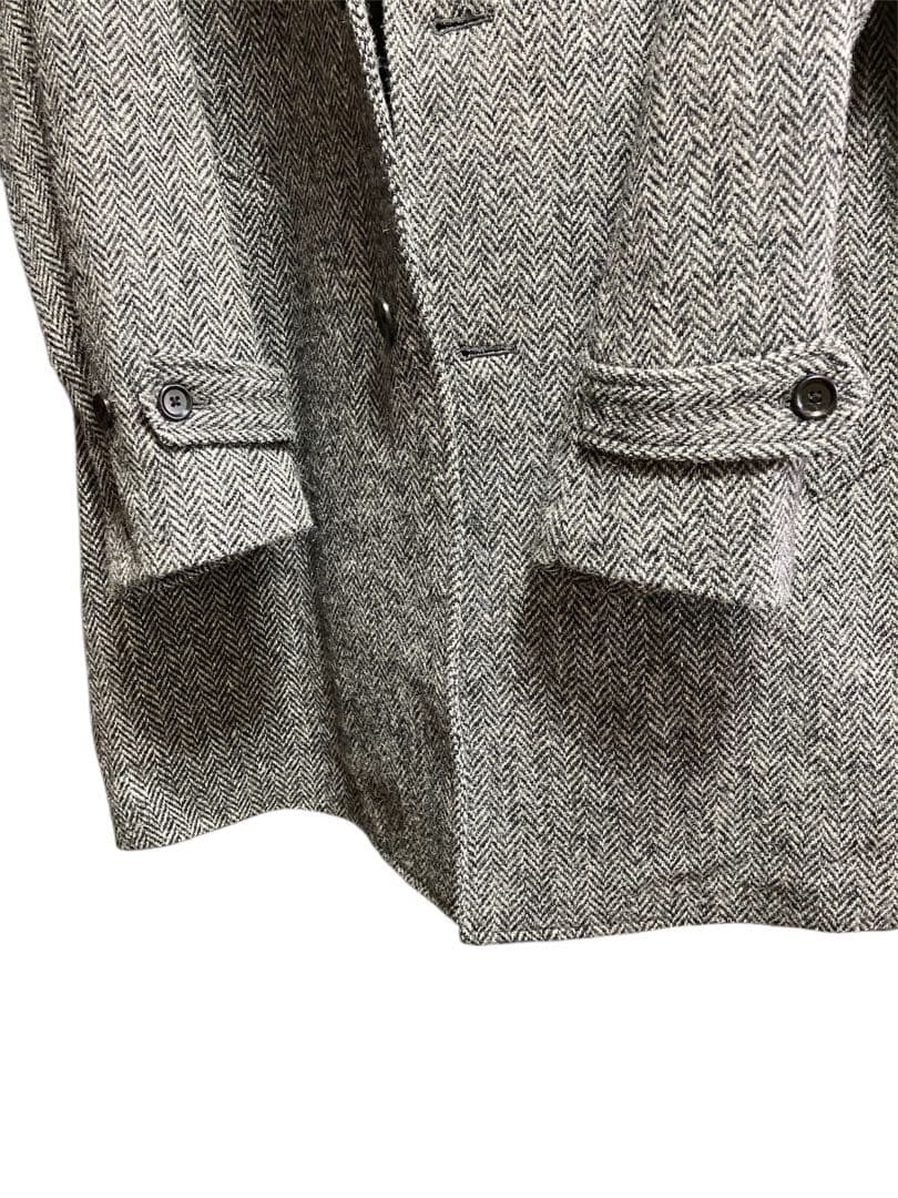 Harris Tweed ハリスツイード　ヘリンボーン　ウール　チェスターコート