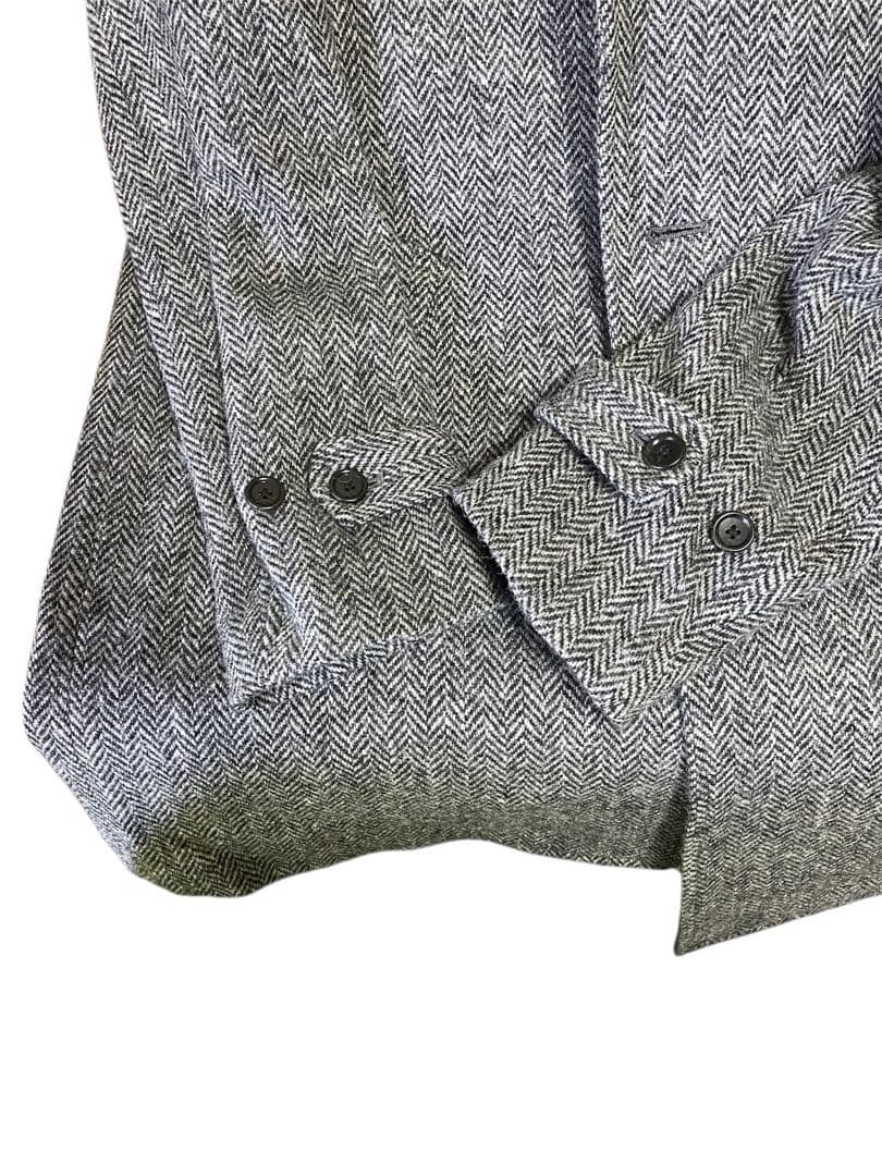 Harris Tweed ハリスツイード　ヘリンボーン　ウール　チェスターコート