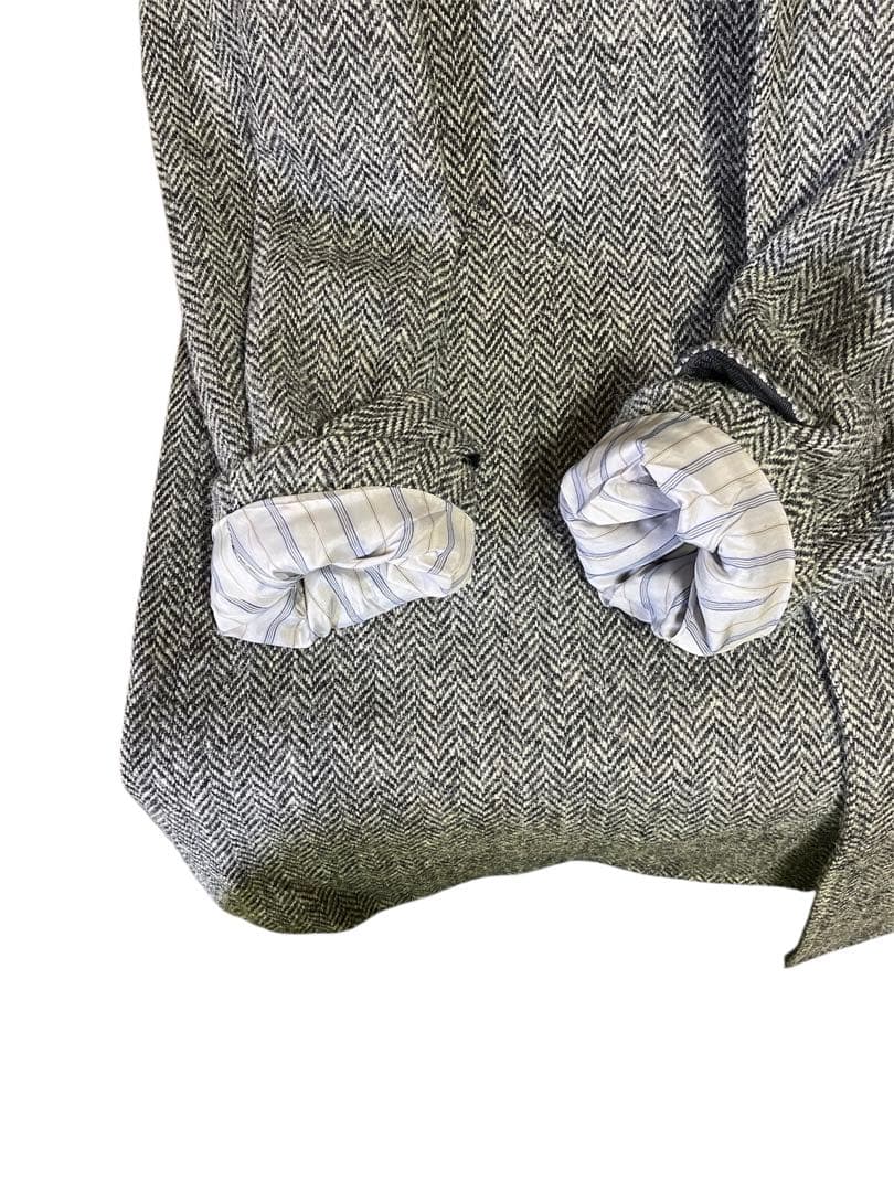 Harris Tweed ハリスツイード　ヘリンボーン　ウール　チェスターコート