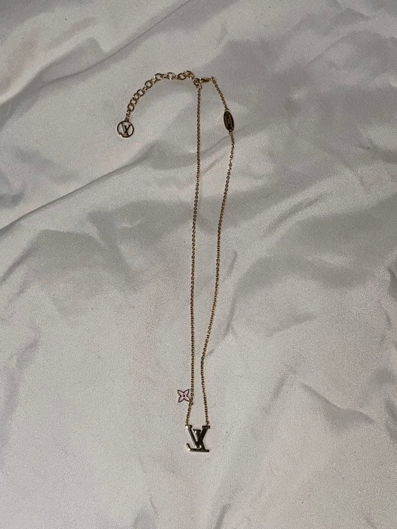 最終値下げ！【美品】Louis Vuitton ロゴネックレス