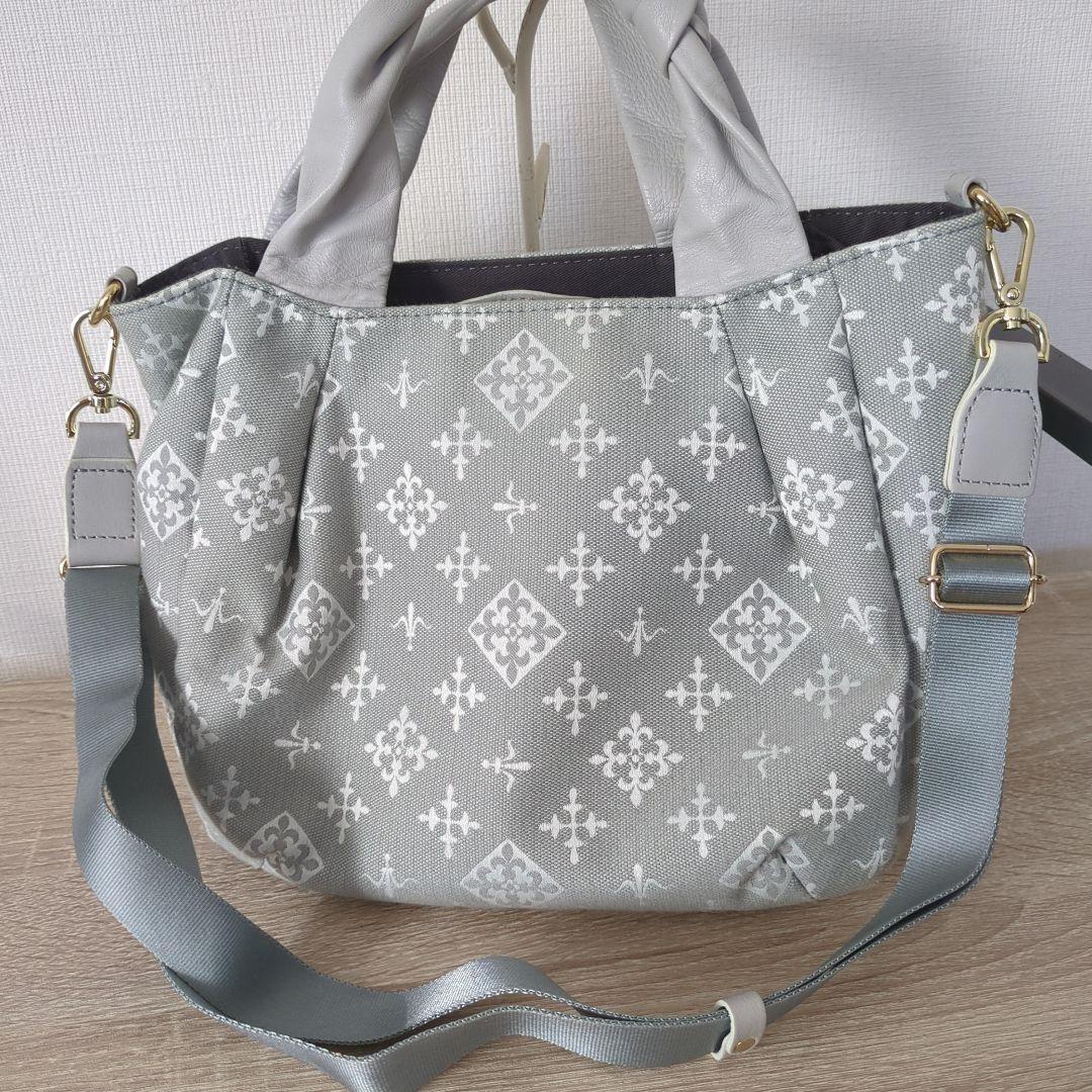 russet ラシット■美品 ノットデザイン2WAYトートバッグ ショルダー