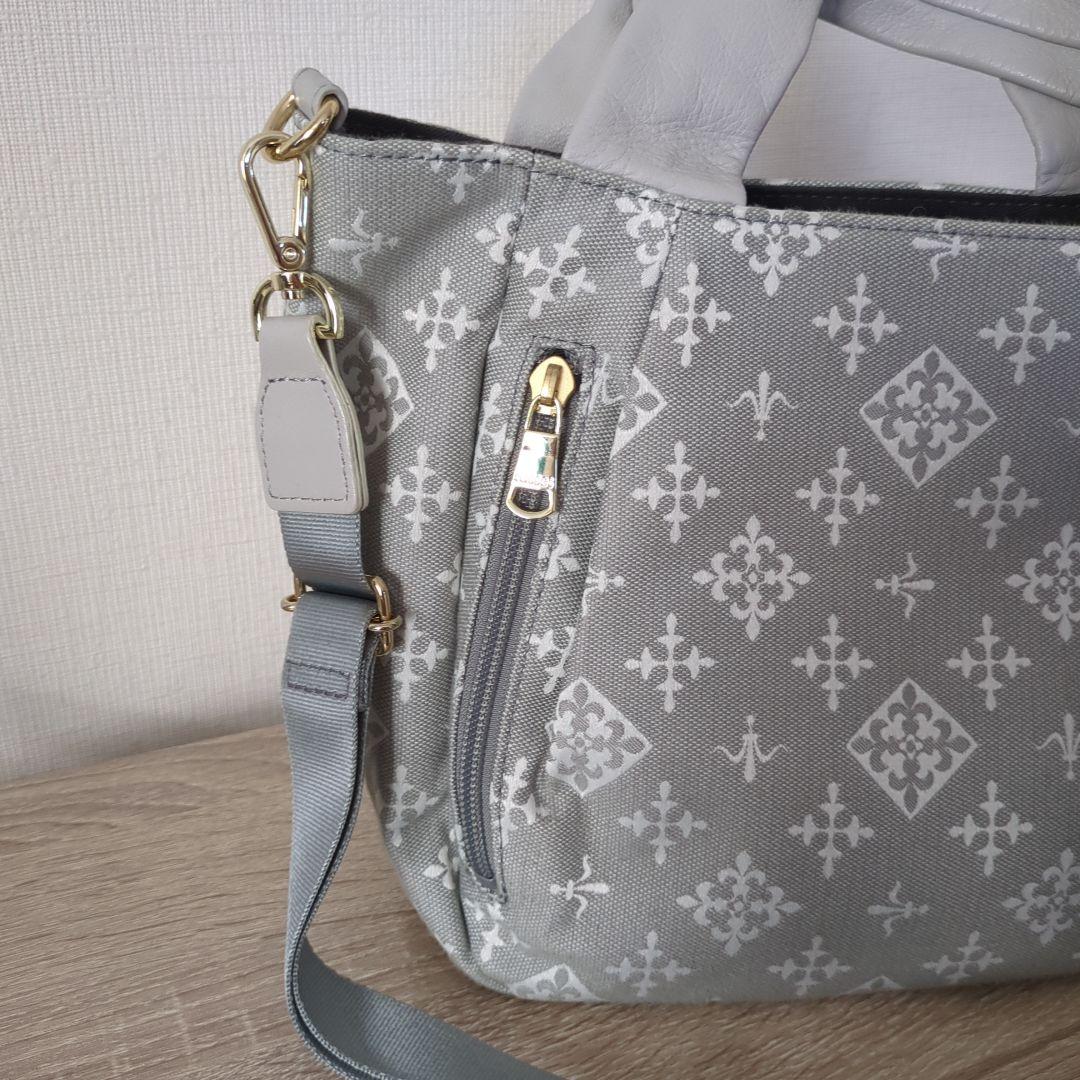 russet ラシット■美品 ノットデザイン2WAYトートバッグ ショルダー