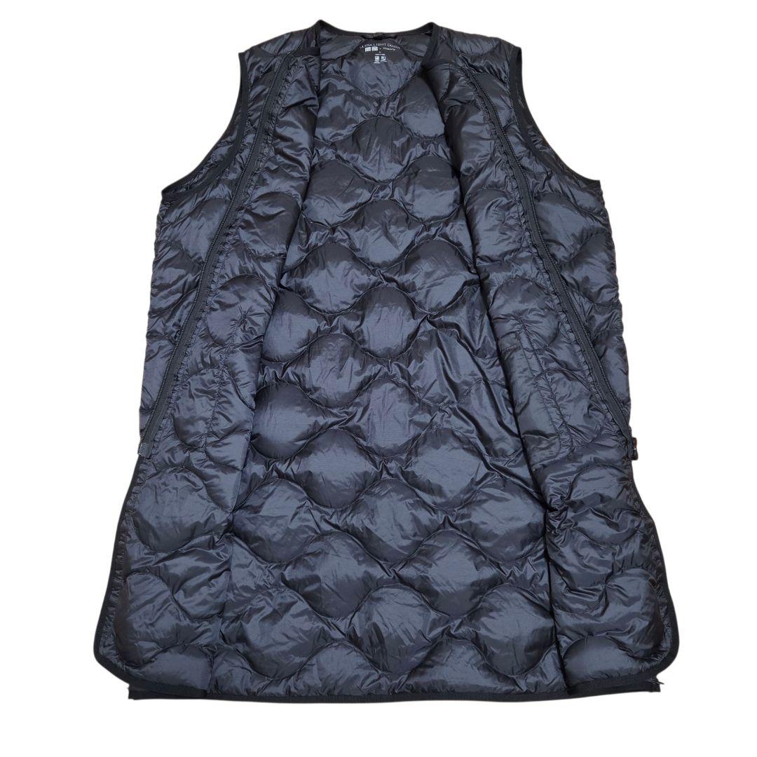 UNIQLO×Theory ウルトラライトダウンロングベスト　ブラック　L